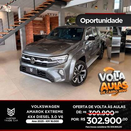 VOLKSWAGEN AMAROK 3.0 V6 TDI DIESEL EXTREME CD 4MOTION AUTOMÁTICO